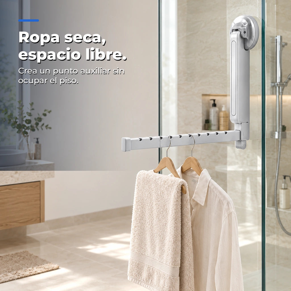 Tendedero plegable con ventosa — imagen informativa 05