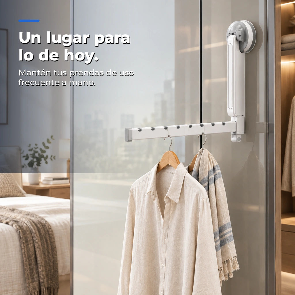 Tendedero plegable con ventosa — imagen informativa 11