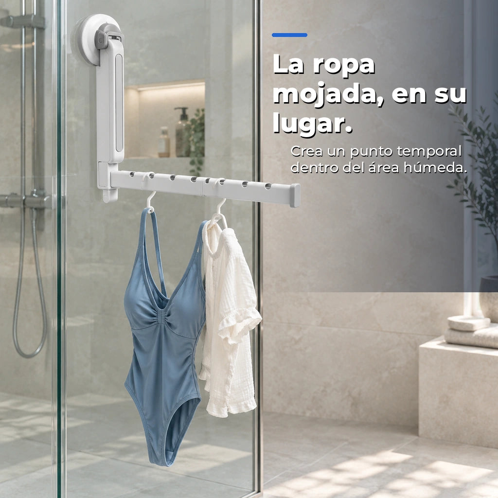 Tendedero plegable con ventosa — imagen informativa 12