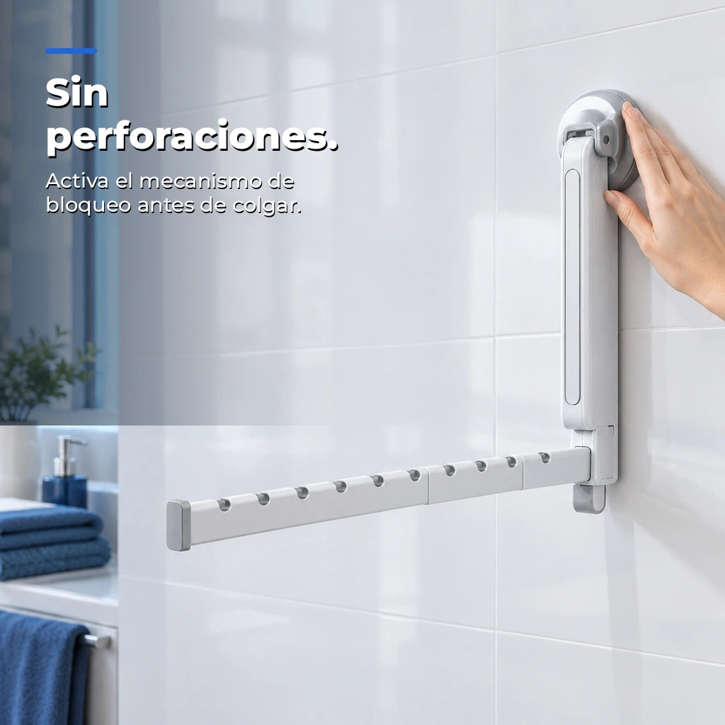 Tendedero plegable con ventosa — imagen informativa 13