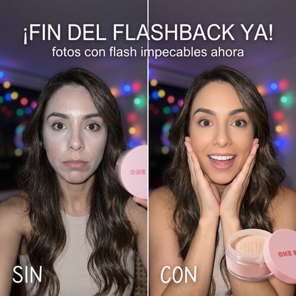 ONE SIZE Polvo Translúcido PEQUEÑO — Difumina Poros y Fija el Maquillaje hasta 12 Horas