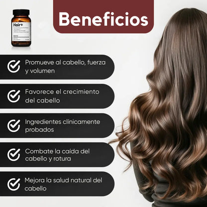 HAIR + Suplemento Capilar — Frena la Caída y Estimula el Crecimiento