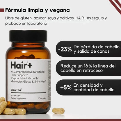 HAIR + Suplemento Capilar — Frena la Caída y Estimula el Crecimiento