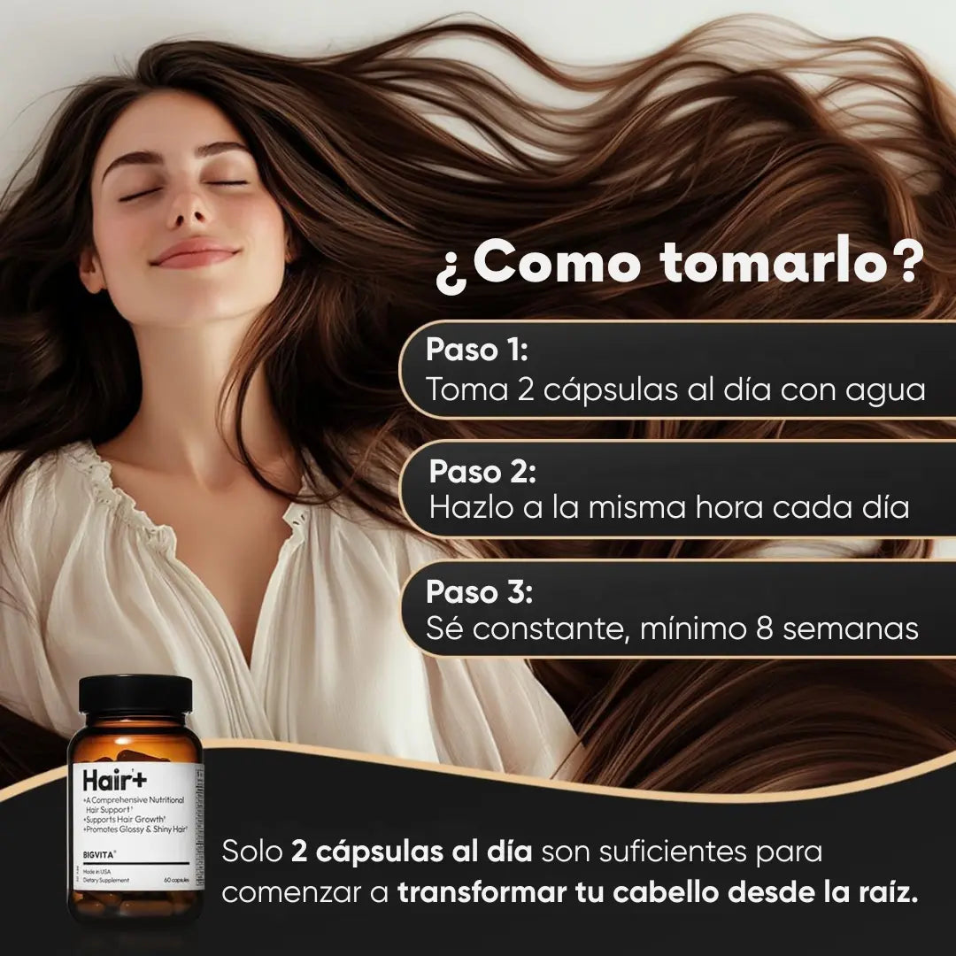 HAIR + Suplemento Capilar — Frena la Caída y Estimula el Crecimiento
